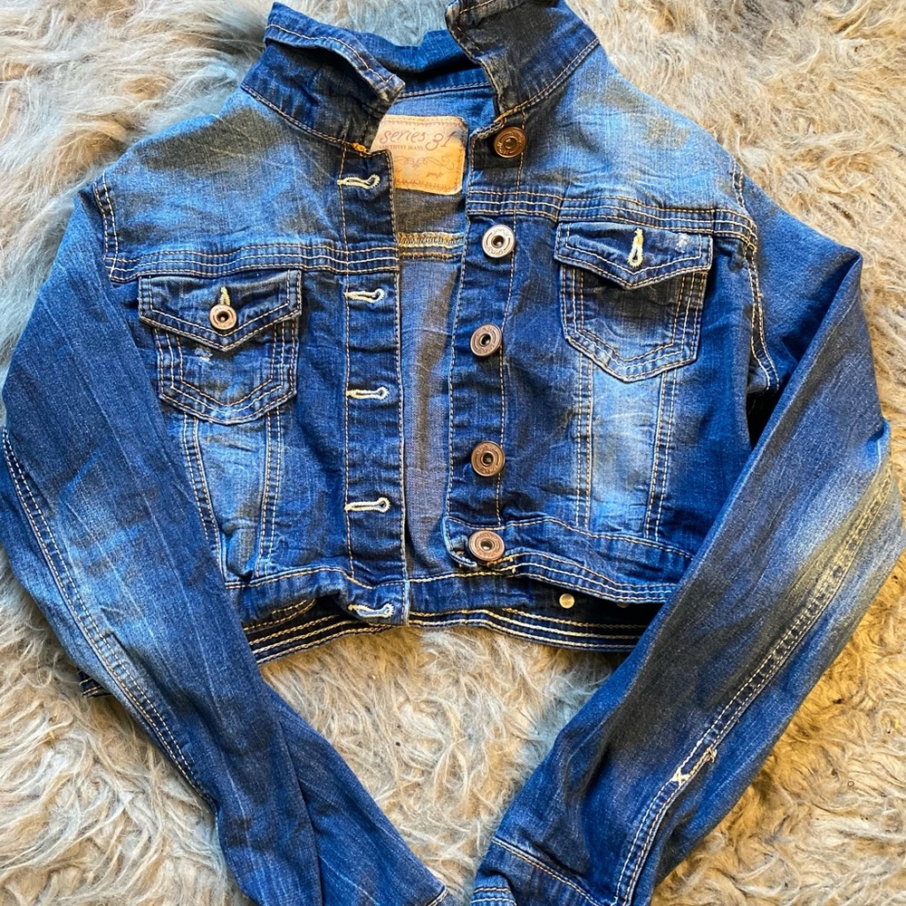 Cropped Jean Jacket
